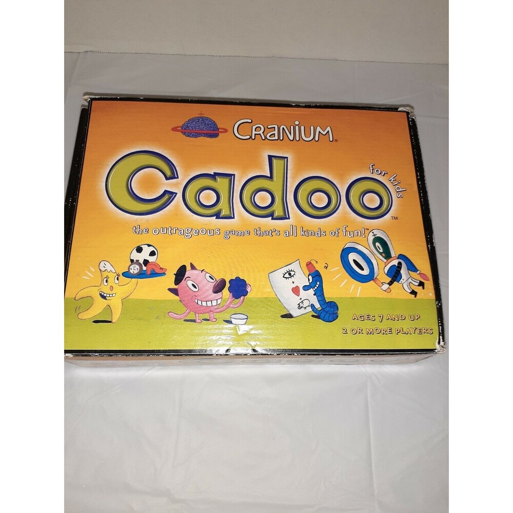 Cranium Cadoo for Kids Board Game No Clay Ages 7+ ROUGH BOX
